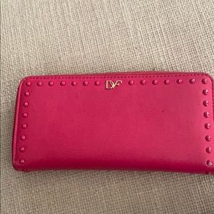 An authentic Diane von Furstenburg wallet.